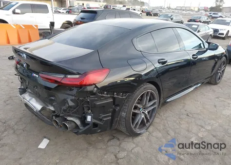 2020 BMW M8 Gran Coupe z USA, uszkodzony, nr VIN WBSGV0C05LCD80981